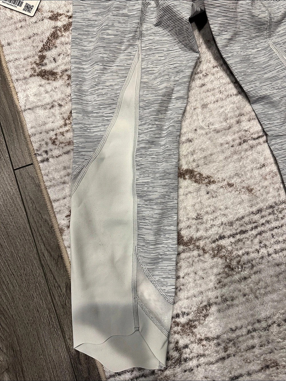 lululemon Wunder Under Crop High-Rise *Roll Down Scallop Leggings in Gray & - Picture 5 of 6